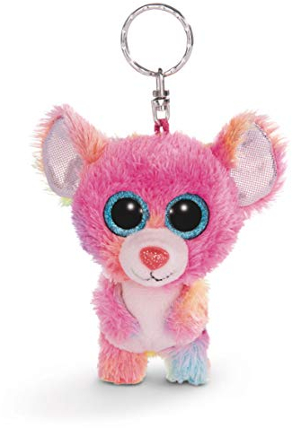 NICI Glubschis: Das Original – Glubschis Schlüsselanhänger Maus Candypop 9 cm – Maus Kuscheltieranhänger mit Schlüsselring für Schlüsselband, Schlüsselbund & Schlüsselhalter – 45547