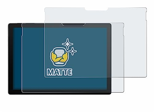 BROTECT Entspiegelungs-Schutzfolie für Microsoft Surface Pro 7 (2 Stück) Matte Displayschutz-Folie, Anti-Reflex, Anti-Fingerprint