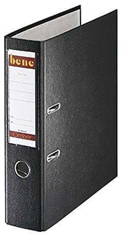 Bene Ordner 291400 SW DIN A4 80mm PP schwarz