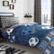 Bedlam Set, Baumwolle, Blau, Einzelbett, 135 x 200 cm (Bettbezug), 50 x 75 cm (Kissenbezug) (52% Polyester / 48% Baumwolle)