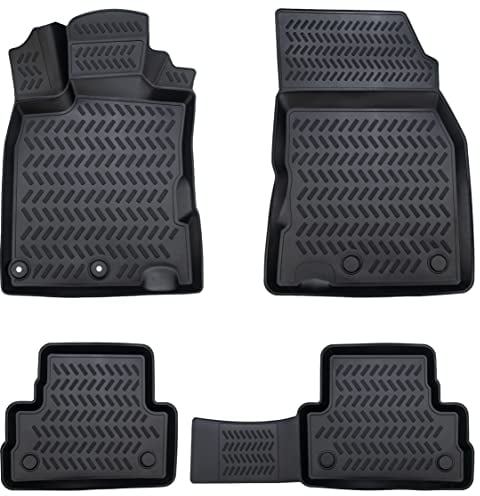ELMASLINE 3D Gummimatten Set für Nissan Qashqai 2 (2. Generation) 2014-2021 | Extra hoher 5cm Rand | 2. Generation