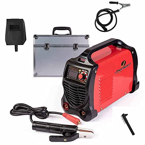 Saldatrice inverter 400 ampere valigia in metallo trasporto elettrodi professionale