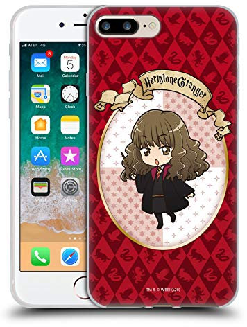 Head Case Designs Offizielle Harry Potter Hermione Granger Deathly Hallows XXXVI Gel Handyhülle Hülle [Militärischer Schutzgrad] Kompatibel mit Apple iPhone 7 Plus/iPhone 8 Plus