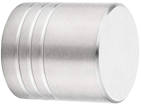 Bouton de meuble BRISTOL Ø 15 mm Hauteur 20 mm Acier Inoxydable brossé Poignée Poignée de Placard