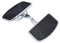 Aramox Marchepieds Arrière de Moto, Repose-pieds VTT Repose-pieds Arrière Passager pour Plancher de Moto Kit de Pédales en Acier Métal Lourd + Caoutchouc pour VTX1300 VTX1800
