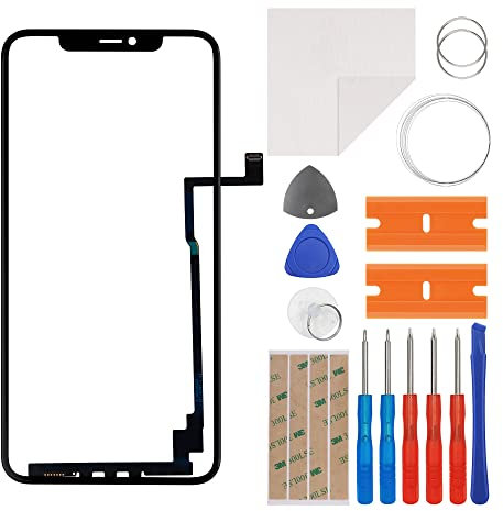E-yiiviil Front Glass Lens Digitizer Replacement incl Connector Compatible with iPhone 11 Pro Max 6.5 inch with Tools