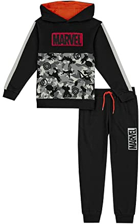 Marvel Boys Tracksuit, Boys Hoodie & Jogging Bottoms Set, Ages 4 to 10 Years Old (10-11 Years)