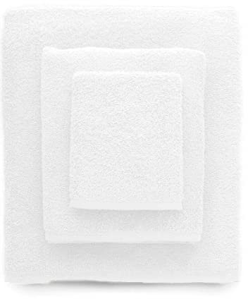 Morbidissimi Tris Spugna Telo Doccia + Asciugamani + ospite 460 gr/mq W790 Bianco