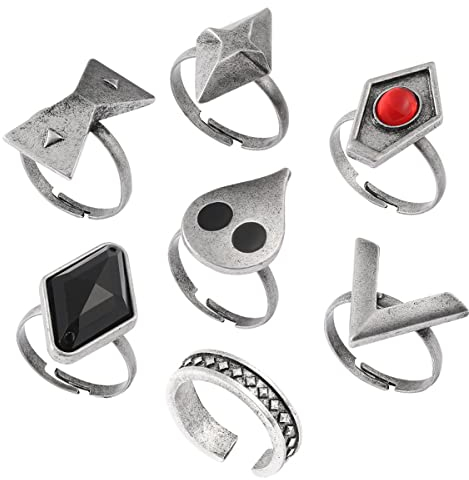 嘉信誉 Genshin Impact Metallringe Einstellbare öffnen Von Anime Charakter Metallringen RingeCosplay Hu Tao