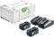 FESTOOL GMBH 577075 FEST2930 Set énergie SYS 18V 2x5.2/TCL 6 Duo FESTOOL-577075