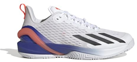 Adidas Herren Adizero Cybersonic M Shoes-Low (Non Football), FTWR White/Core Black/Solar Red, 44 2/3 EU