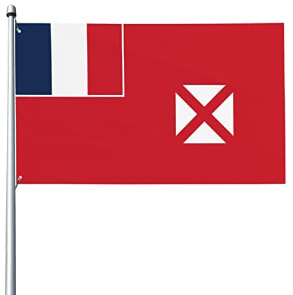 Drapeau de Wallis et Futuna drapeau 3x5 pieds Patio jardin pelouse bienvenue décoration bannière intérieur maison fête drapeaux