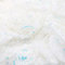 130cmx1 Yard Bestickter 3D-Pailletten-Blumen-Mesh-Stoff, Tüll Stoff für Hochzeit Geburtstag Weihnachten Fest Kommunion Party Deko,Nähen von Brautschleiern Hochzeitskleid Tischläufer Tutu Röcken,Weiss