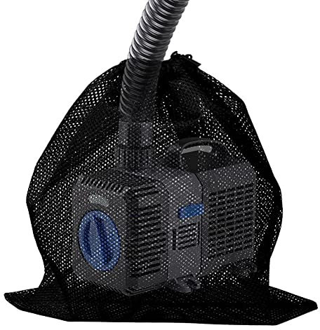 Upstore 2Pcs 45cm x 45cm Pump Barrier Bag with Drawstring Pond Pump Filter Bag for Biological Pond Filters