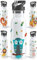 OWLBOOK® Edelstahl Trinkflasche Kinder | Wasserflasche mit Strohhalm | 600 ml | Sportdeckel | Spülmaschinenfest | Schule Sport | Schulanfang Geschenke zur Einschulung Junge Mädchen| Boho Eule