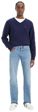 Levi's 501 Original Fit Jeans Homme, Smooth Cruise Cool, 30W / 30L
