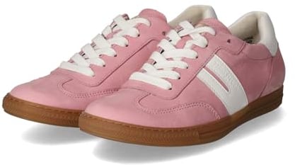 Paul Green Damen Low Sneaker Rosa Rauleder, Größe:8, Farbauswahl:Rose/pink