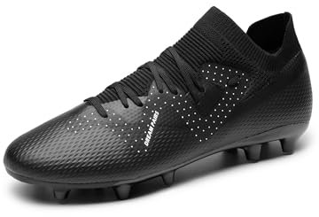 DREAM PAIRS Men's Football Boots Low Top Soccer Shoes,Size 9,Black,SDSS2402M-E