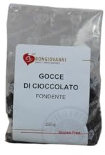 BONGIOVANNI FARINE E BONTA' NATURALI Gocce di cioccolato fondente senza glutine 250g