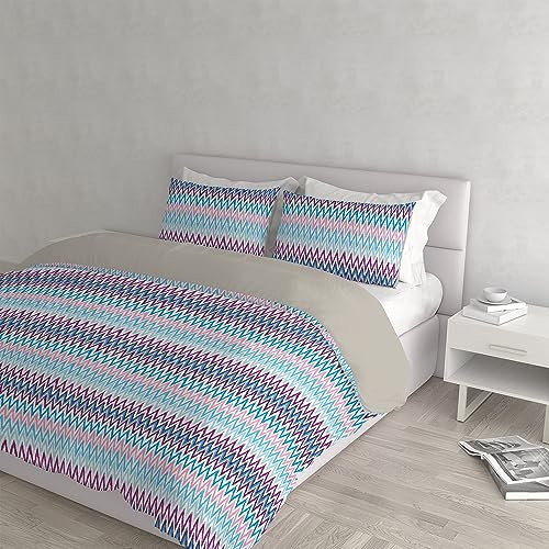 Fantasy Bettwäsche-Set hergestellt in Italien, Mikrofaser, Frequenzen, Doppelbett