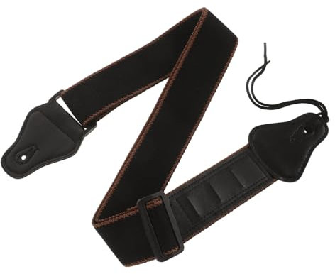 ifundom Guitar Strap Wide Padded Belt Pick Holder for Electric Acoustic Guitar Replacement Travel Bass Strap