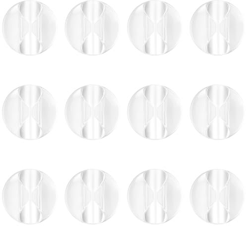12 Pack Cable Clips, Jeowoqao Cord Organizer Holder Adhesive Cord Management Charger Wire Holder Clips for Desk, Home, Office, Car, Cubicle, Nightstand (Clear)
