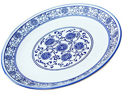 Cabilock Plateau Vintage Assiette De Service Polyvalente Pour Fruits Salades Et Collations Compatible - Et Lave-vaisselle