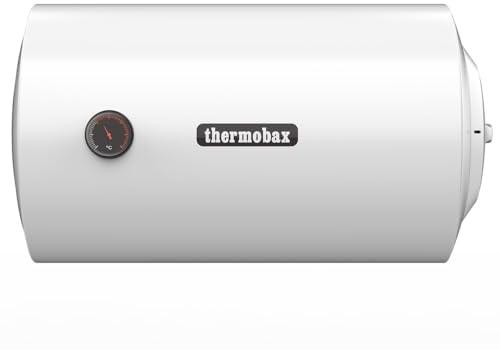Scaldabagno elettrico ad accumulo compatto facile da installare 1500 Watt ThermoBax (80 litri Orizzontale)