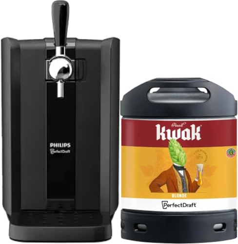PerfectDraft Black Tireuse À Bière + 1 Fût Kwak Blonde 6L