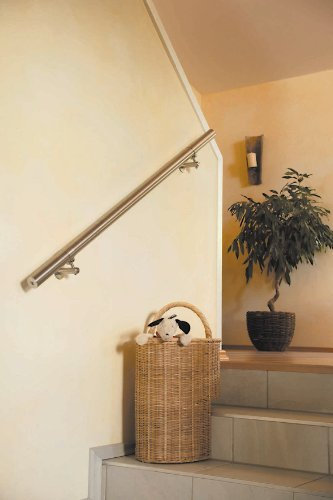 Handlauf Komplett Set Edelstahl 1200 x 40 mm