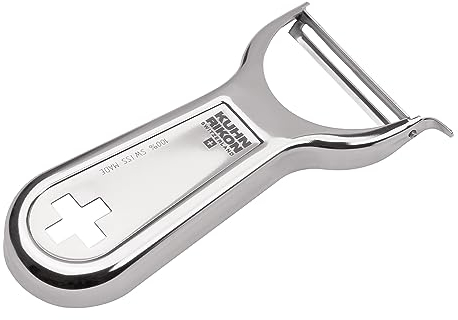 Kuhn Rikon Metallic Swiss Potato Peeler, Vegetable Peeler. Stainless Steel Veg Peeler. Potato Peelers for Kitchen. Speed Peeler. Apple Peeler – 3 Year Kuhn Rikon Kitchen Accessories Guarantee
