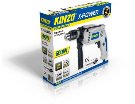 KINZO Impact drill 230 V 600 W gs, grau, 71786