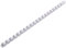 Genie 12381 Plastikbinderücken (DIN A4 Format; geeignet für alle Bindegeräte; 12 mm) 25 Stück weiÃƒÂŸ