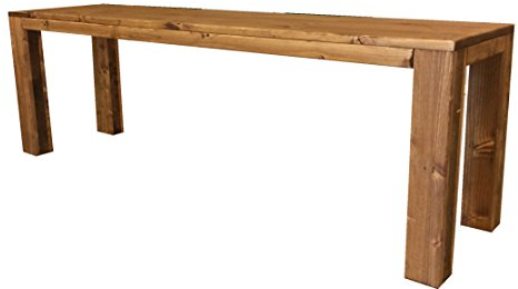 TOTAL WOOD 2012 Gartenbank Sitzbank Holzbank terrassenmobel gartenmobel parkbank für Innen und Außen geeignet 100x38.5x50 cm.