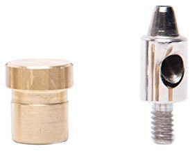 Lochwerkzeug, Locheisen, Lochpfeife für Ösenpresse, Spindelpresse - zum stanzen und lochen - 2 mm