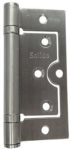 SOLIDO V102A227S433 Türband kugelgelagert | Aufschraubscharnier | Edelstahl | universal für Stumpfe Türen | 2 Stück