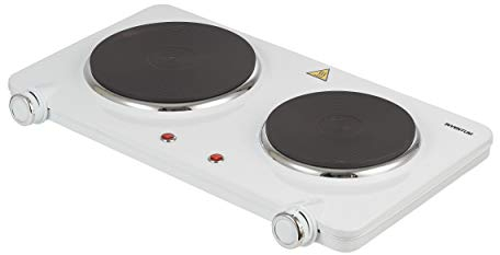 Inventum KP602W hobs Mesa Hornillo eléctrico / - Placa (Mesa, Hornillo eléctrico / Placa eléctrica, Esmaltado, Blanco, hierro fundido, 1900 W)