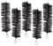 perfk 5er Set Filterbürste Schwarz Teichbürste Gartenteich Teichfilter Filter Bürste - 50cm