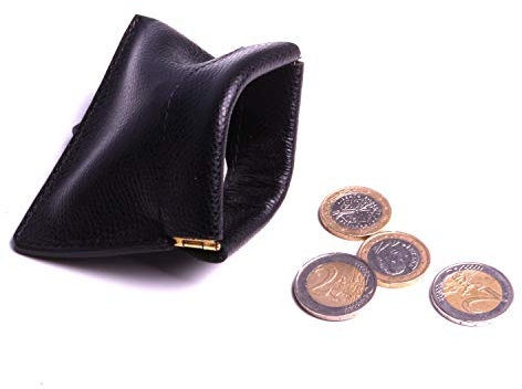 Porte monnaie en cuir pour homme réplique vintage fermeture clic clac un produit made in France.