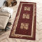 Carpeto Rugs Läufer Flur Teppich Modern - Küche Vorzimmer Eingangsbereich - Teppichläufer Meterware 90 cm Breit - Braun 90 x 100 cm