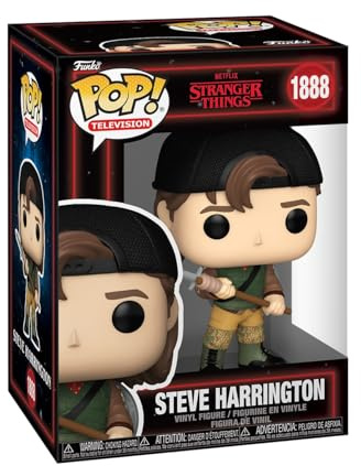 Funko POP! TV: Netflix Stranger Things - Steve Harrington | Official Merch - Collectable Vinyl Figurine for Shelf Display - Birthday Gift Idea for Fans and Collectors