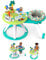 Bright Starts, Around We Go Tropic Cool 2-in-1 Spielstation & Lauflernwagen, Spieletisch mit Lichtern & Musik, 10 Aktivität Spielzeug, motorische Entwicklung, Grün, ab 6 Monaten