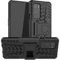 Wuzixi Coque pour OnePlus 9 Pro. [Double Protection] 2 en 1 Cover avec Support AntichocAnti-Rayures Heavy Duty Flexible, Case pour OnePlus 9 Pro Smartphone.Noir