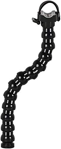 FLEX-ARM Braccio Flessibile Filetto Femmina 1/4-20 UNC Passo Fotografico con Terminale Supporto Torce Subacquee con Diametri da 2 a 5 cm 12 Segmenti Lung 35 cm 600T32BK