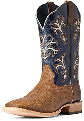 ARIAT Cowboss Western Boot, Stivali Uomo, King Brown Grotta Blu, 41 EU Larga