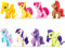 Miotlsy 8Pcs Unicorn Mini Figuren Set, Cake Topper, Geburtstags Party liefert Cupcake Figuren, Party Kuchen Dekoration Lieferungen
