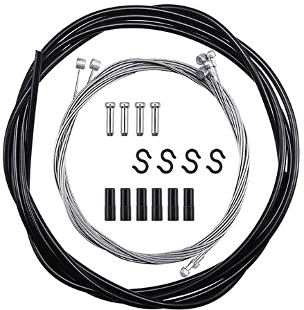 Fahrrad Bremszug Set,Universal Fahrradbrems Kabel, Schaltseil Innenzug Bremskabel,Bremsseil Bowdenzug Schaltzug für Rennrad MTB Mountainbike