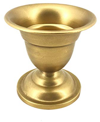 COHEALI Vase Metal Gold Vase Gold Vase Urna Botella de Flores Artificial Plantador Iron Florero Seco para Arreglos de Boda (Oro)
