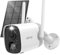 NETVUE Telecamera Wi-Fi Esterno Senza Fili Con Pannello Solare, Telecamera da Esterno a Batteria, Visione Notturna a Colori, Rilevamento Umano, Allarme Luce/Sonoro, Audio Bidirezionale, Impermeabile
