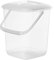 Jazooli Large Food Storage Container with Airtight Lid | Pantry & Kitchen Storage & Organisation | Dishwasher Safe BPA-Free for Flour, Sugar, Cereal, Baking Supplies | 10L Clear